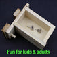 MAGIKON Brain Teaser Cube Puzzle Toy, Wood Secret Drawer Box 6.1in