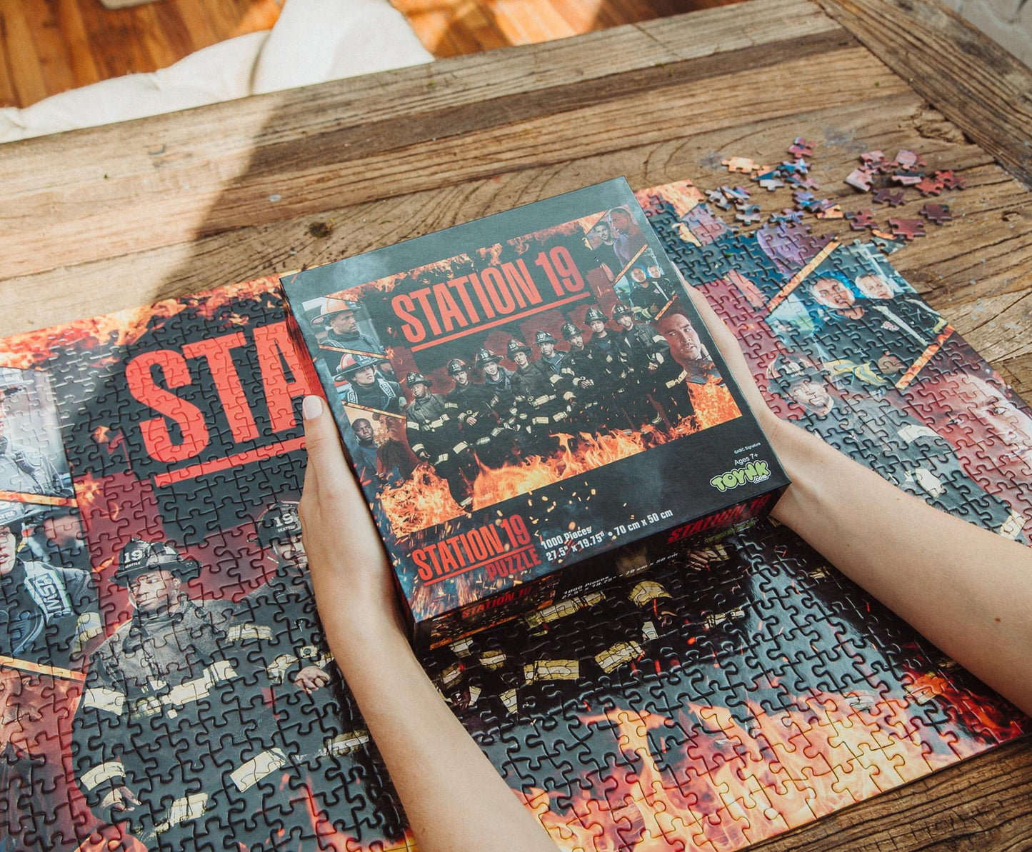 Station 19 Collage 1000-Piece Jigsaw Puzzle, Brain Teaser for Adults | 28 x 20 Inches