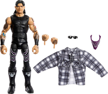 Mattel WWE Elite Action Figure & Accessories, Series #109 Dominik Mysterio 6-inch Collectible with 25 Articulation Points & Swappable Hands