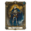 Wooden Jigsaw Puzzles for Adults, Skull Explorer Tarot Theme, 200 Pieces