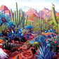 SUNSOUT INC - Cactusland - 1000 pc Jigsaw Puzzle by Artist: Stephen Morath - Finished Size 20" x 27" - MPN# 69936