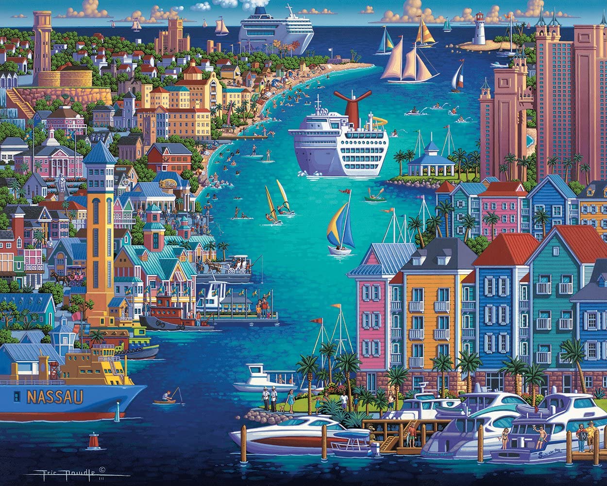 Dowdle Jigsaw Puzzle - Bahamas - 500 Piece