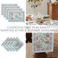 Elrene Home Fashions Spring Summer Vintage Floral Garden Cottage Border Fabric Rectangle Tablecloth, 60"x84"