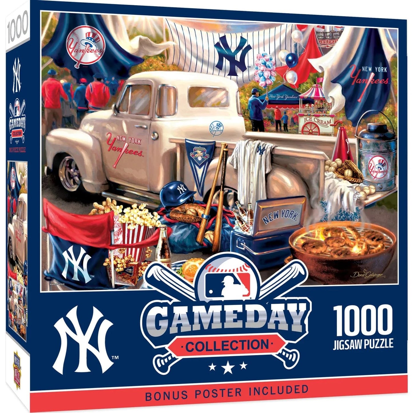 MasterPieces 1000 Piece Jigsaw Puzzle for Adults - MLB New York Yankees Gameday - 19.25"x26.75"