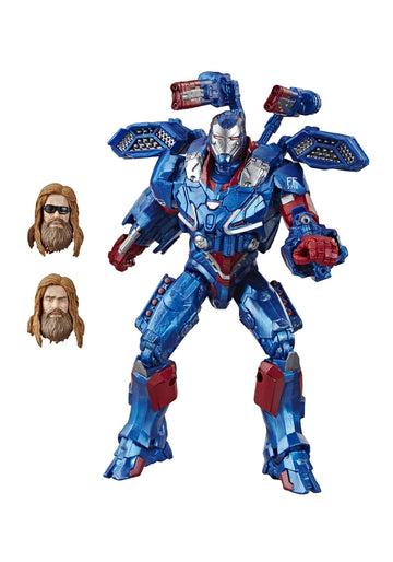 Marvel Legends Series Avengers: Endgame 6" Collectible Action Figure Iron Patriot Collection, Includes 4 Accessories