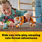 LEGO Creator 3 in 1 Majestic Tiger Building Set, Transforms from Tiger to Panda or Koi Fish Set, Animal Figures, Collectible Building Toy, Gifts