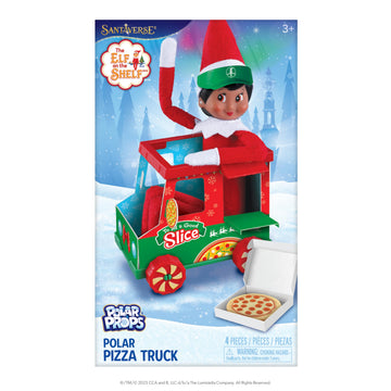 The Elf on the Shelf Polar Props Pizza Truck Play Set