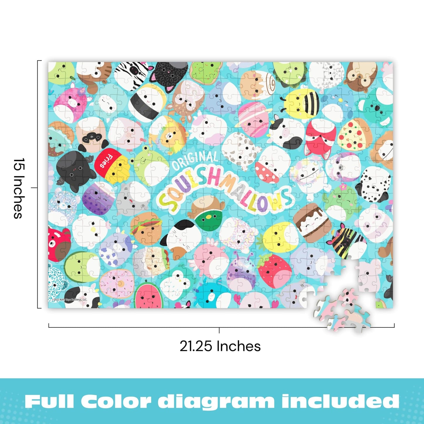 Buffalo Games - Squishmallow Friends - 300 Large Piece Puzzle for Adults