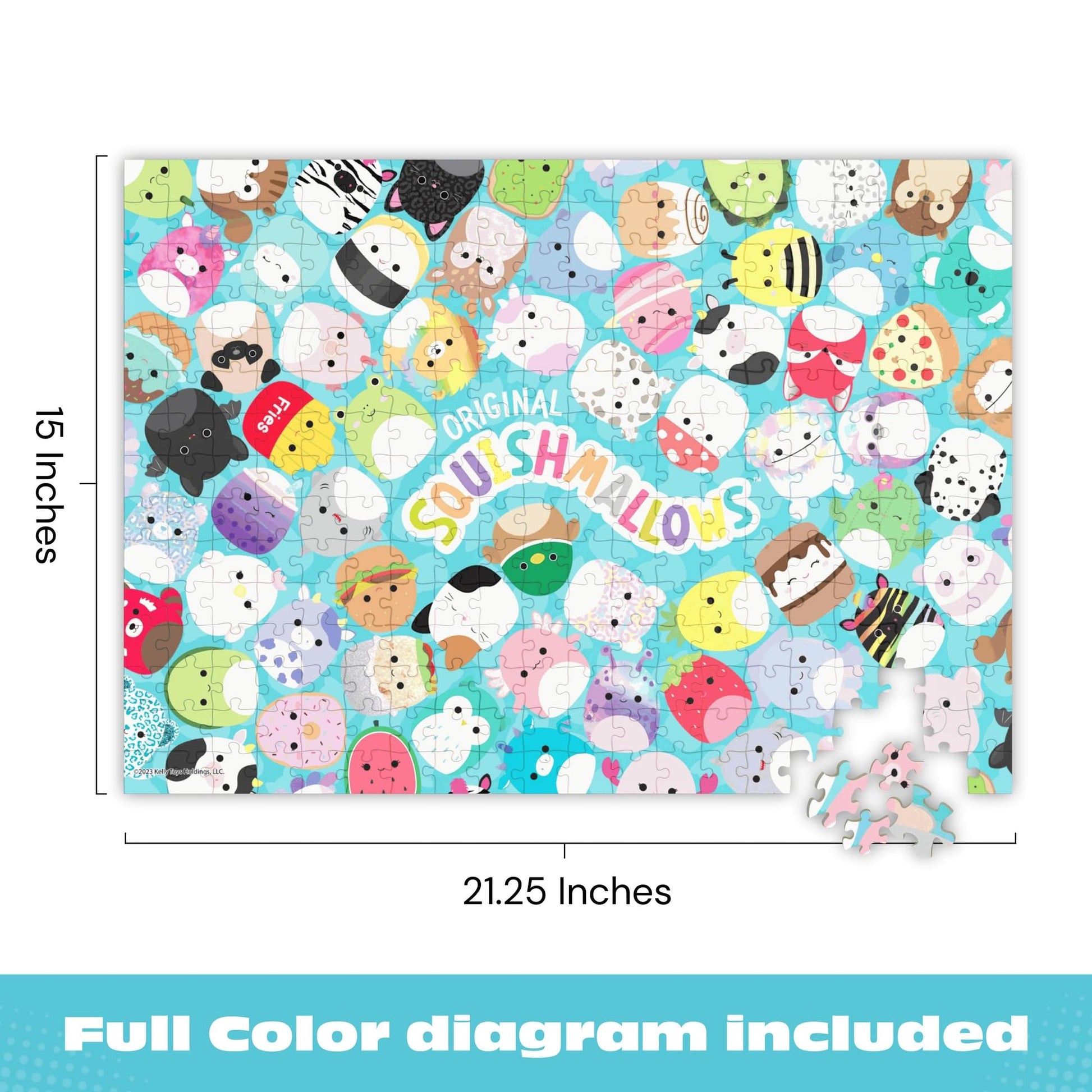 Buffalo Games - Squishmallow Friends - 300 Large Piece Puzzle for Adults