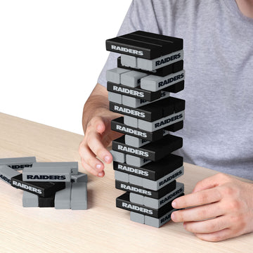 FOCO unisex adult NFL Team Logo Stackable Blocks Game, Team Color, 9-1757 US