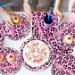 Cheetah Party Decorations Tableware Set, Serves 24 Guests - Cheetah Print Birthday Decorations includes Plates, Napkin, Forks, Leopard Print Party
