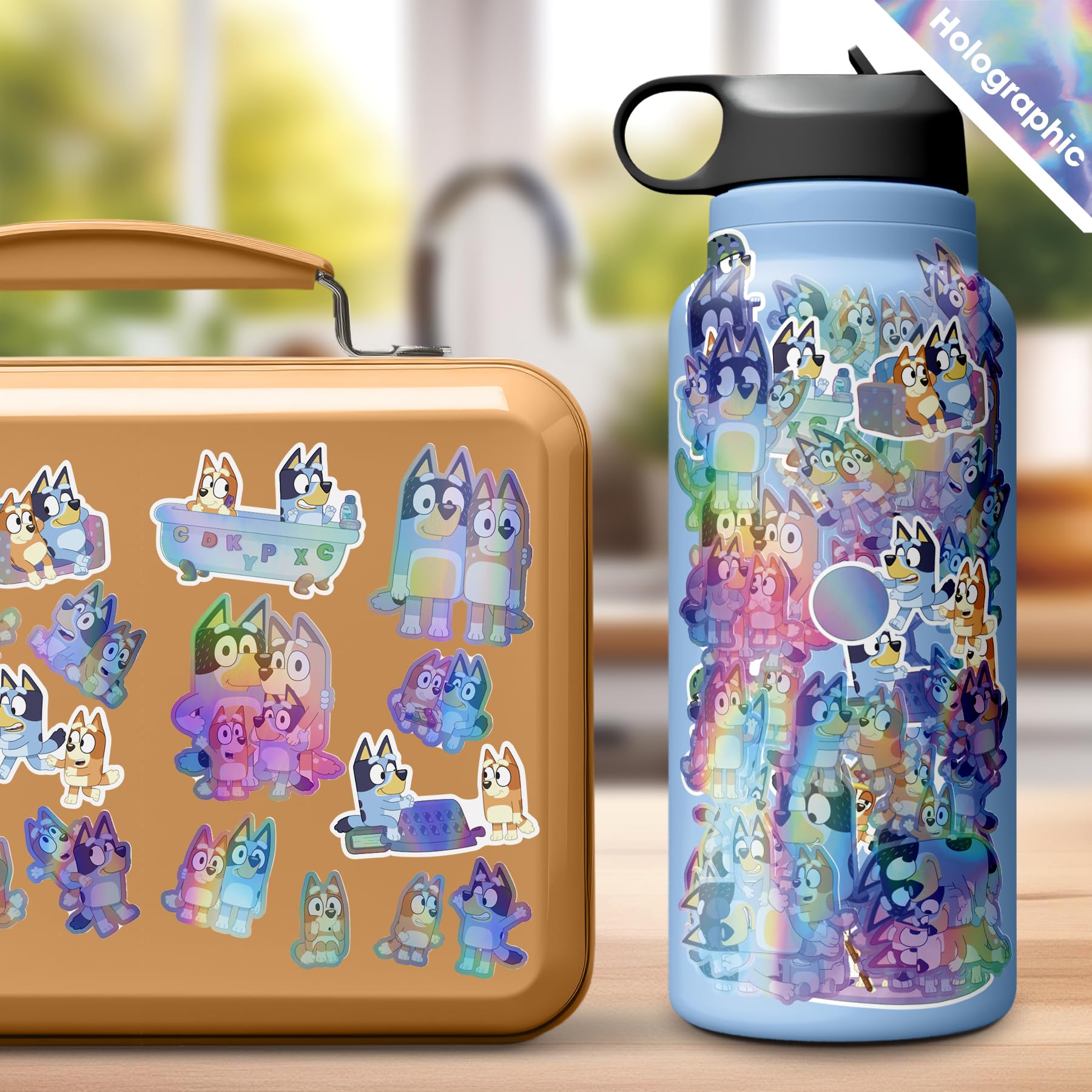 Bluey Holographic Stickers Pack