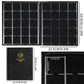 200 Pockets Collecting Album for Coin Flip - Classic Large Capacity Collection Book Coin Holder for Stamps Medals Badges Black CS46BK01