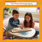 Mancala Board Game - 2-Person Strategy Game for Kids and Adults with Folding Wood Board and 48 Mancala Stones by Hey! Play!