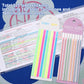 Xovnfp 4Pcs Mahjong Card Sleeves and Line Finders Set - Fit Large Print Size (6 1/8" x4 3/4") with Durable Matte Anti-Glare Plastic Card Holders