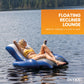 Intex Inflatable Lounge Pool Recliner Lounger Chair with Cup Holders - Heavy-Duty Float Raft for Adults, 220 Lb Capacity Large Floating Tanning Chair