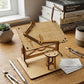 StonKraft Wooden 3D Puzzle Miniature Drafting Table - Home Decor, Construction Toy, Modeling Kit, School Project - Easy to Assemble