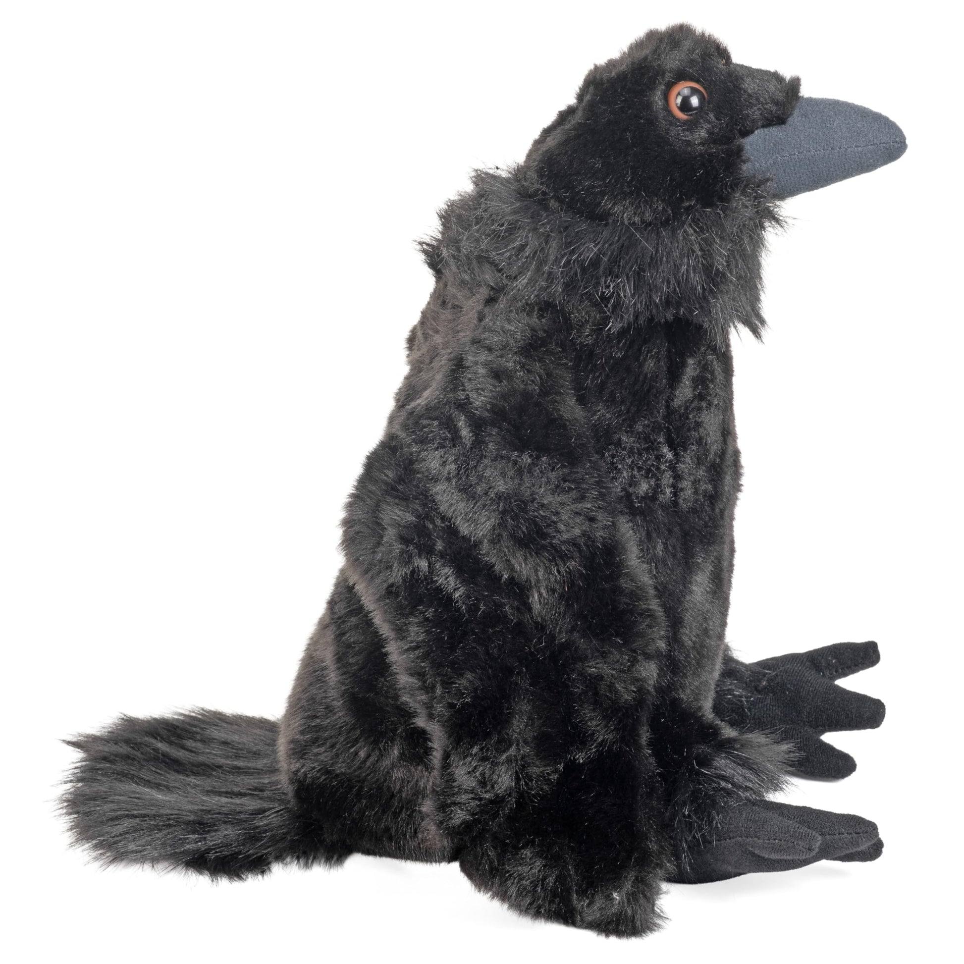 Wild Republic Raven Plush, Cuddlekins, Stuffed Animal, Soft Toy, Gifts for Kids, 12 Inches
