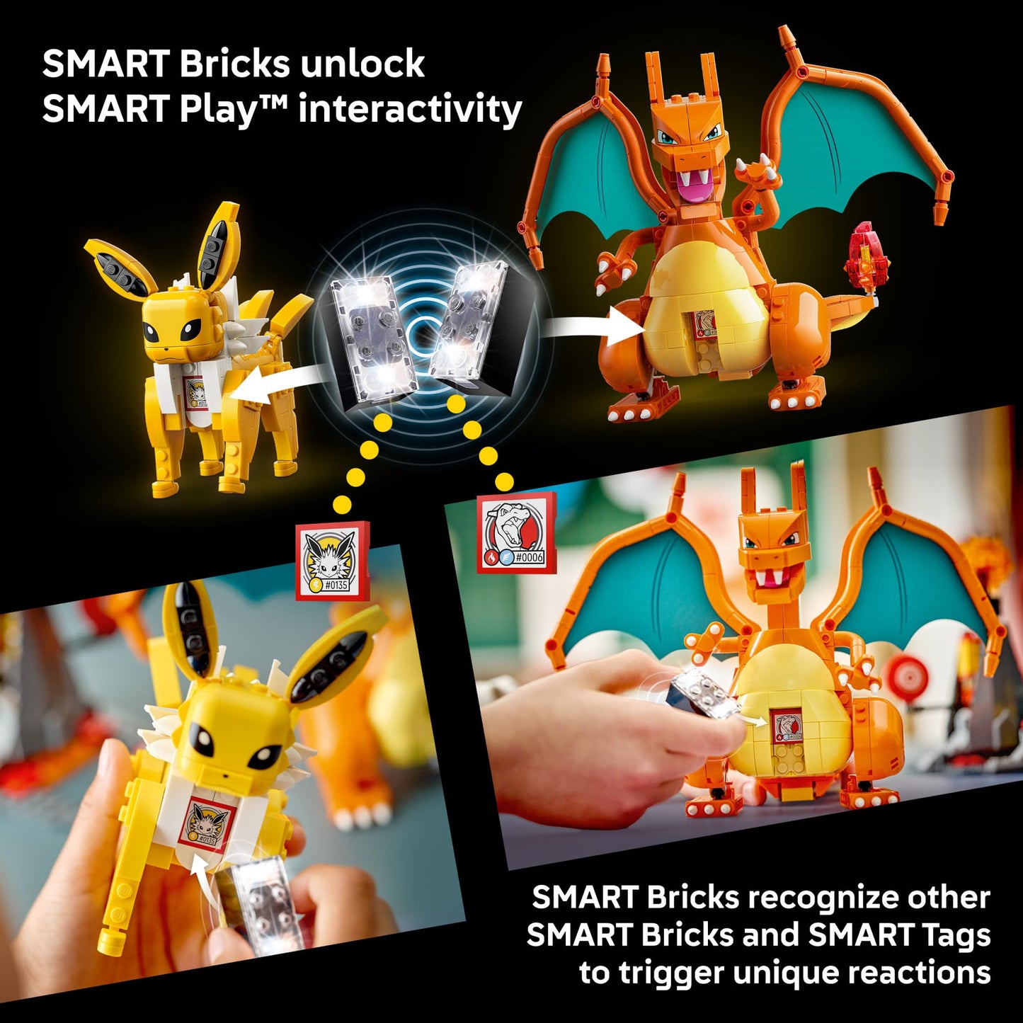 LEGO Pokémon SMART Play: Charizard vs. Jolteon Ultimate Battle 72167