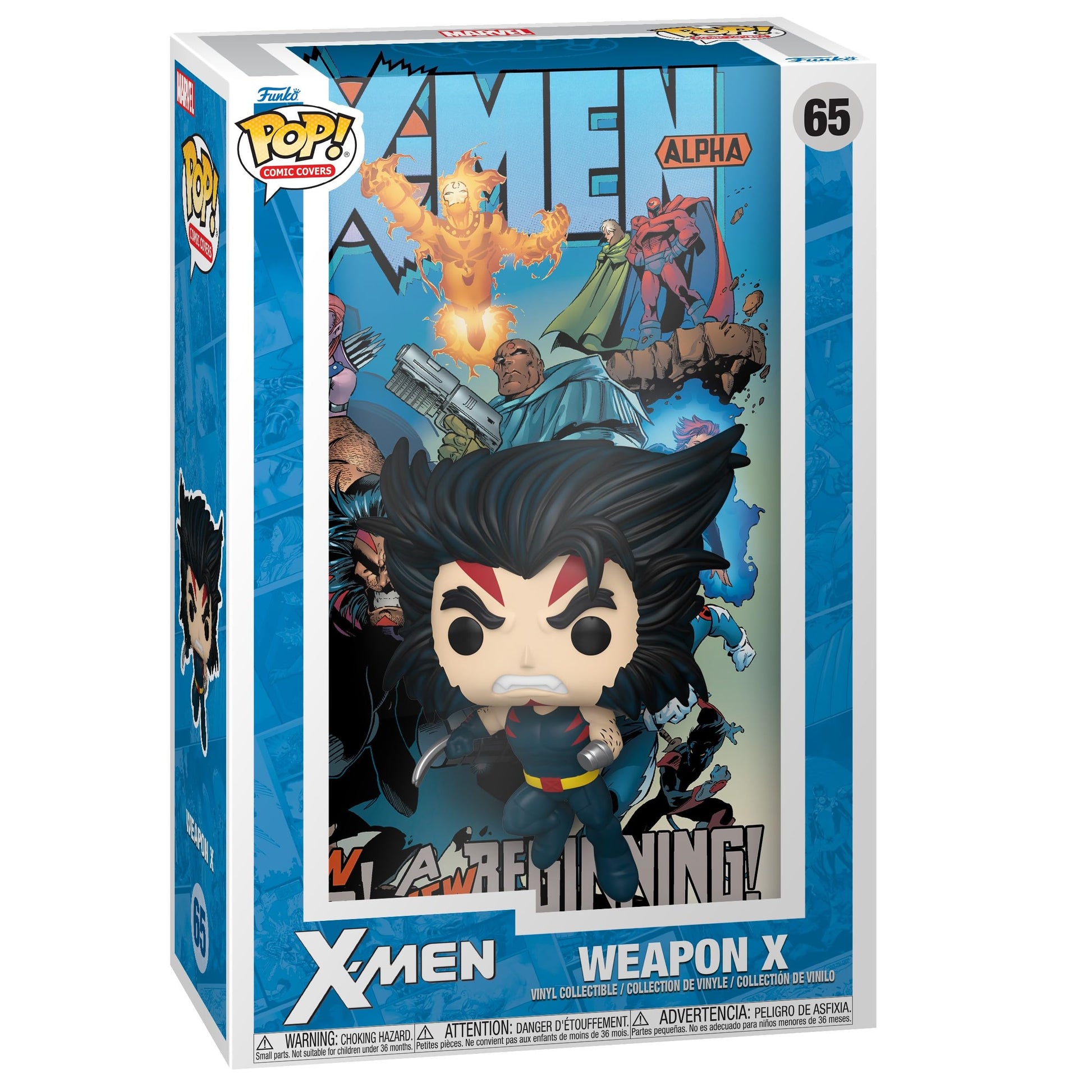 Funko Pop Comic Cover: Marvel - X-Men Age of Apocalypse - Weapon X - Marvel Comics - Collectable Vinyl Figure - Gift Idea - Official Merchandise