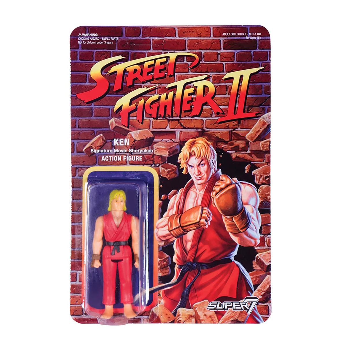 Ken Street Fighter II Reaction Figure