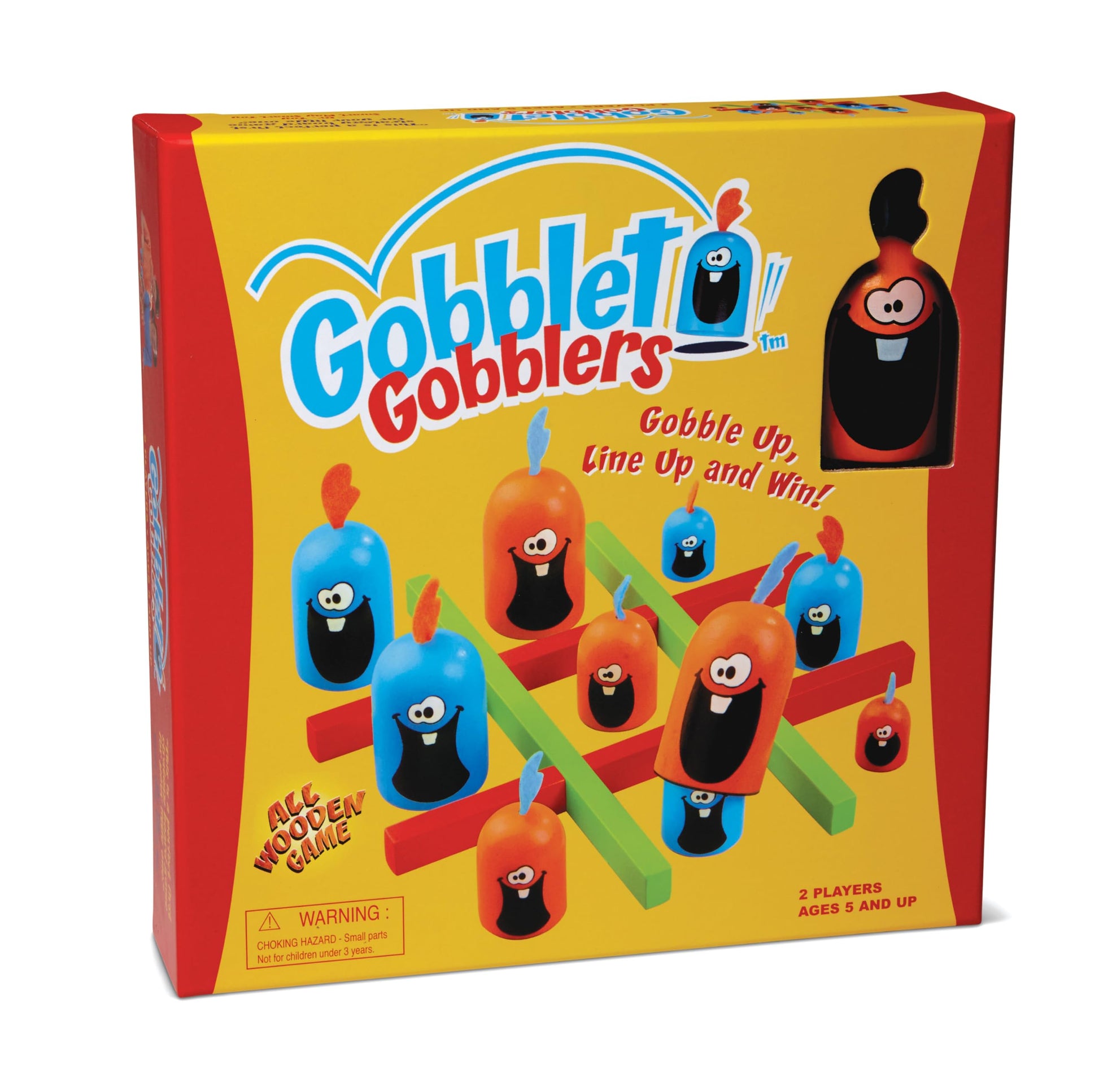 Gobblet Gobblers Fun Strategy Board Game - Award Winning Kids and Family Friendly Educational Board Game by Blue Orange Games- THE ORIGINAL GAME, All