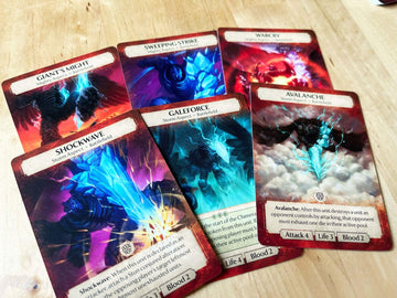 Plaid Hat Games Ashes Reborn: Red Rains Frostwild Scourge Expansion Decks - Phoenixborn & Chimera Set for 1-2 Players, Ages 14+ - Requires Corpse