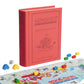WS Game Company Monopoly Junior Vintage Bookshelf Edition: Linen Fabric-Wrapped Book Case - Classic Monopoly Jr. Board Game for Family Game Night (2-4