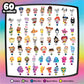 Disney Doorables Mini Peek Technicolor Takeover 2-Pack, 1.5-inch Collectible Figures, Kids Toys for Ages 5 Up by Just Play