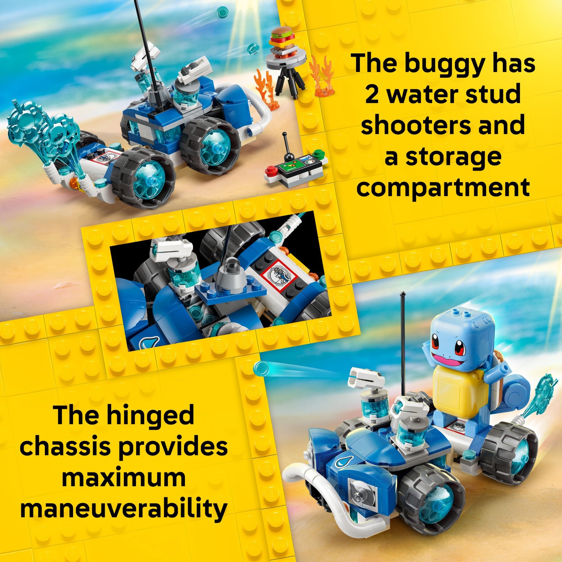 LEGO Pokémon SMART Play: Trainer's Buggy Adventure with Squirtle 72156