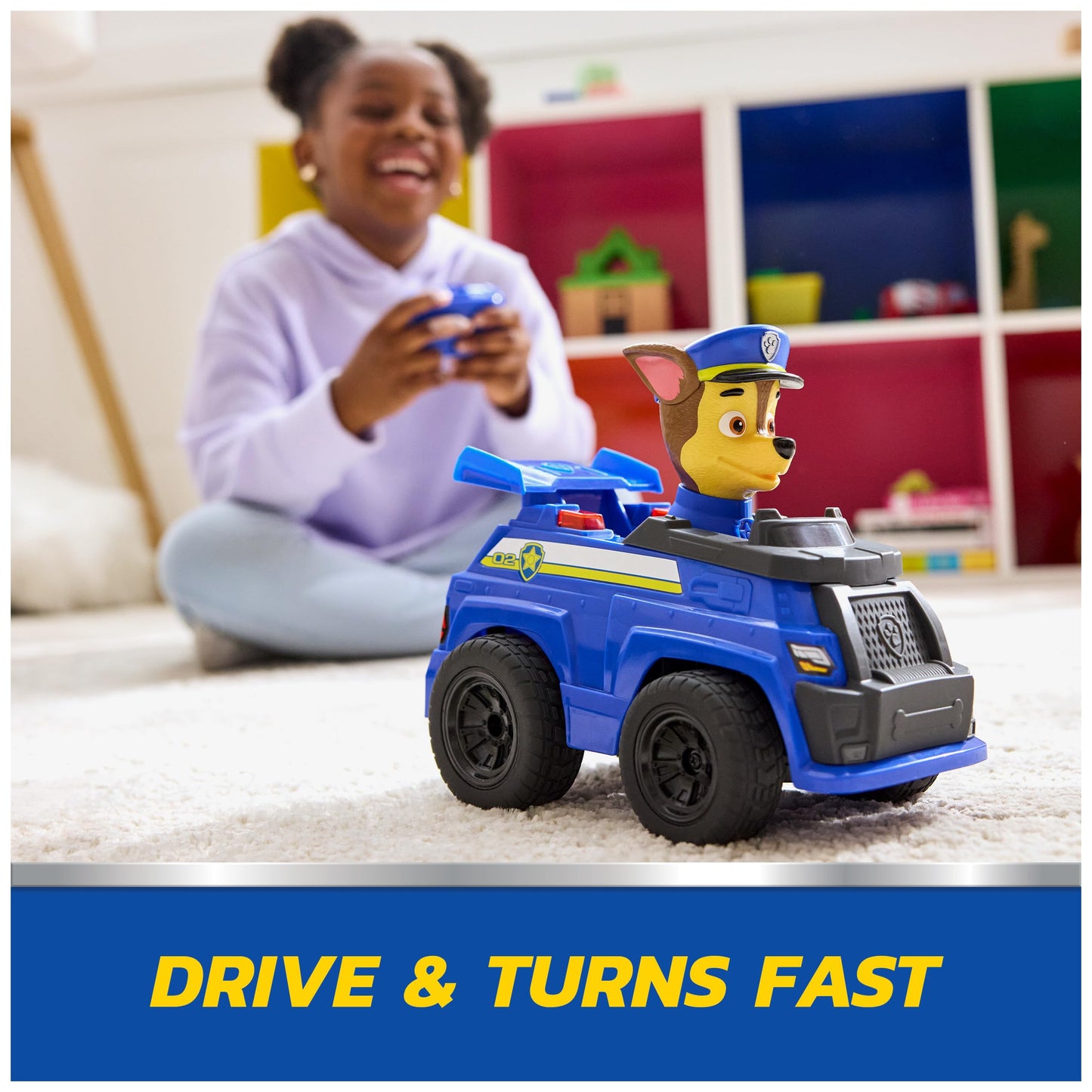 Paw Patrol Chase RC Action Cruiser Remote Control Car Vehicle Toy
