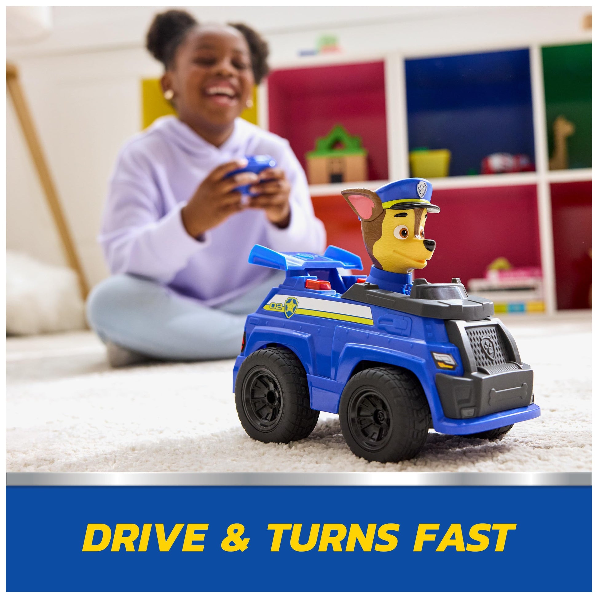Paw Patrol Chase RC Action Cruiser Remote Control Car Vehicle Toy