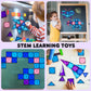 AFUNX Magnetic Tiles, 116PCS Magnet Building Blocks, 3D Diamond Magnetic Blocks, Construction Stem Toys for Kids, Educational Toys for Boys Girls Ages