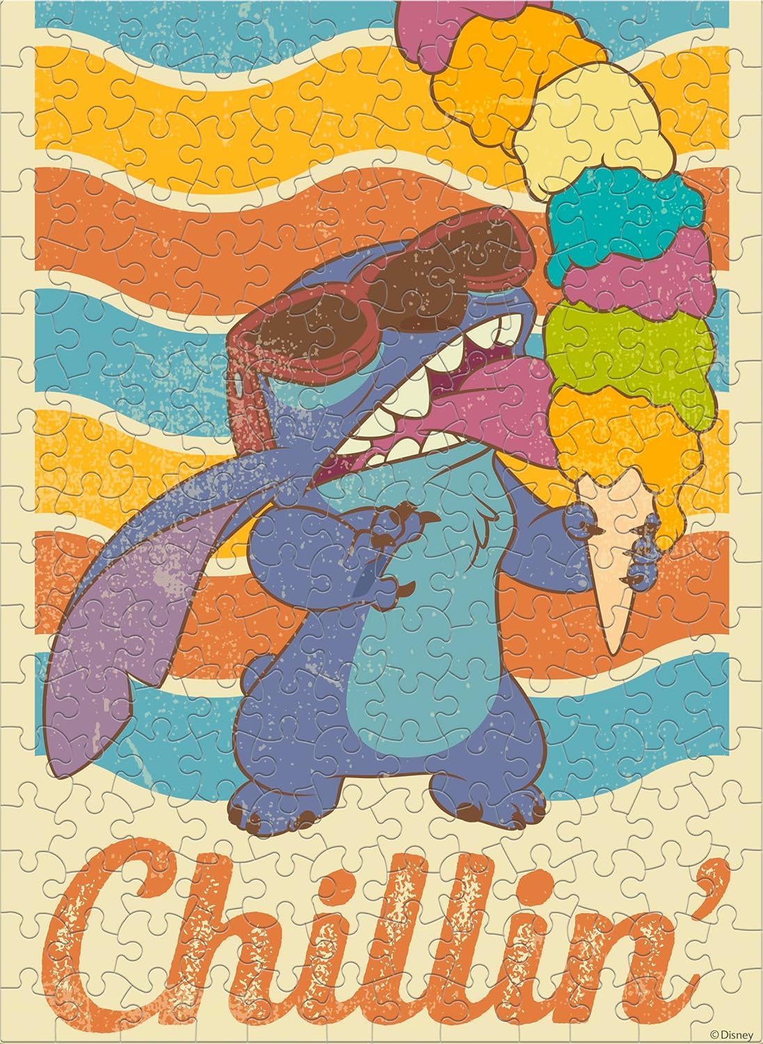 Ceaco - Disney Stitch Wear - 200 Piece Jigsaw Puzzle for Kids Ages 8-12