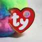 TY UK Ltd 2005121 Owen Owl Puffies Plush Animal, Multicolor, 7cm