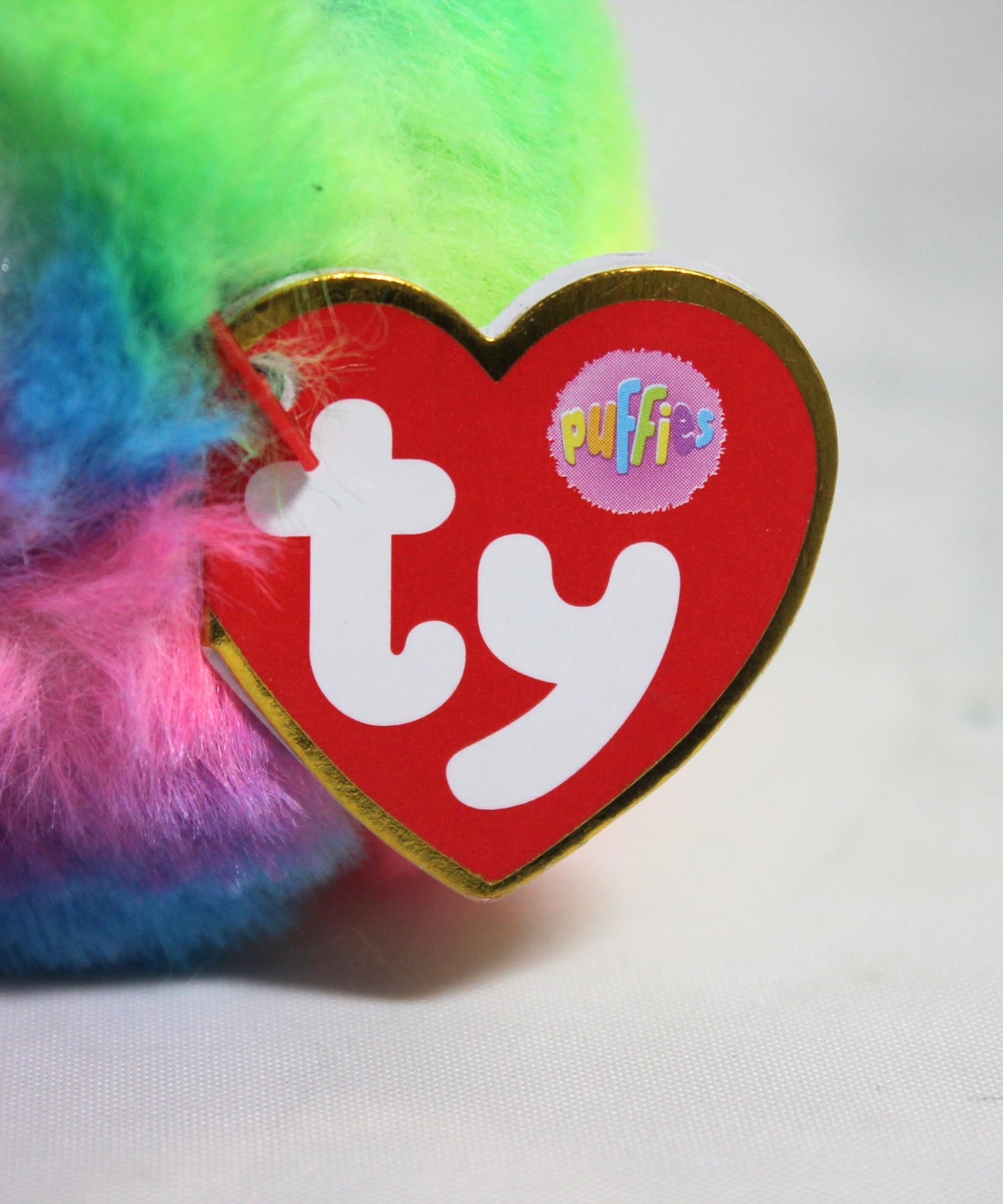 TY UK Ltd 2005121 Owen Owl Puffies Plush Animal, Multicolor, 7cm