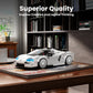 Mould King Car Model Building Kit with Acrylic Display Case, 388 PCS Toy
