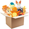 Pokemon Fire Type 8" Plush Mystery Blind Box 3-Pack - Get Three Officially Licensed 8 Inch Fire Pokemon - Authentic Collectible Soft Stuffed Animal