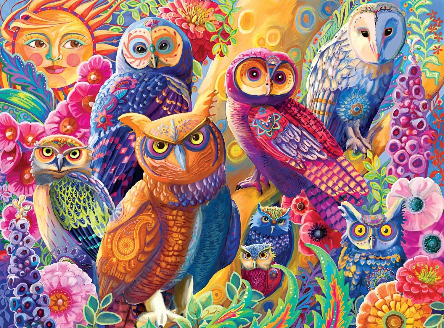 Buffalo Games - Laura Audi - Owl Autonomy - 1000 Piece Jigsaw Puzzle for Adults -Challenging Puzzle Perfect for Game Nights - Finished Size is 26.75 x