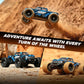 HAIBOXING RC Cars 1/18 Scale 4WD Off-Road Monster Trucks with 36+KM/H High Speed, 2.4 GHz Remote-Controlled Electric All Terrain Waterproof Vehicles