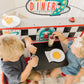 Melissa & Doug Double-Sided Wooden Star Diner Restaurant Play Space
