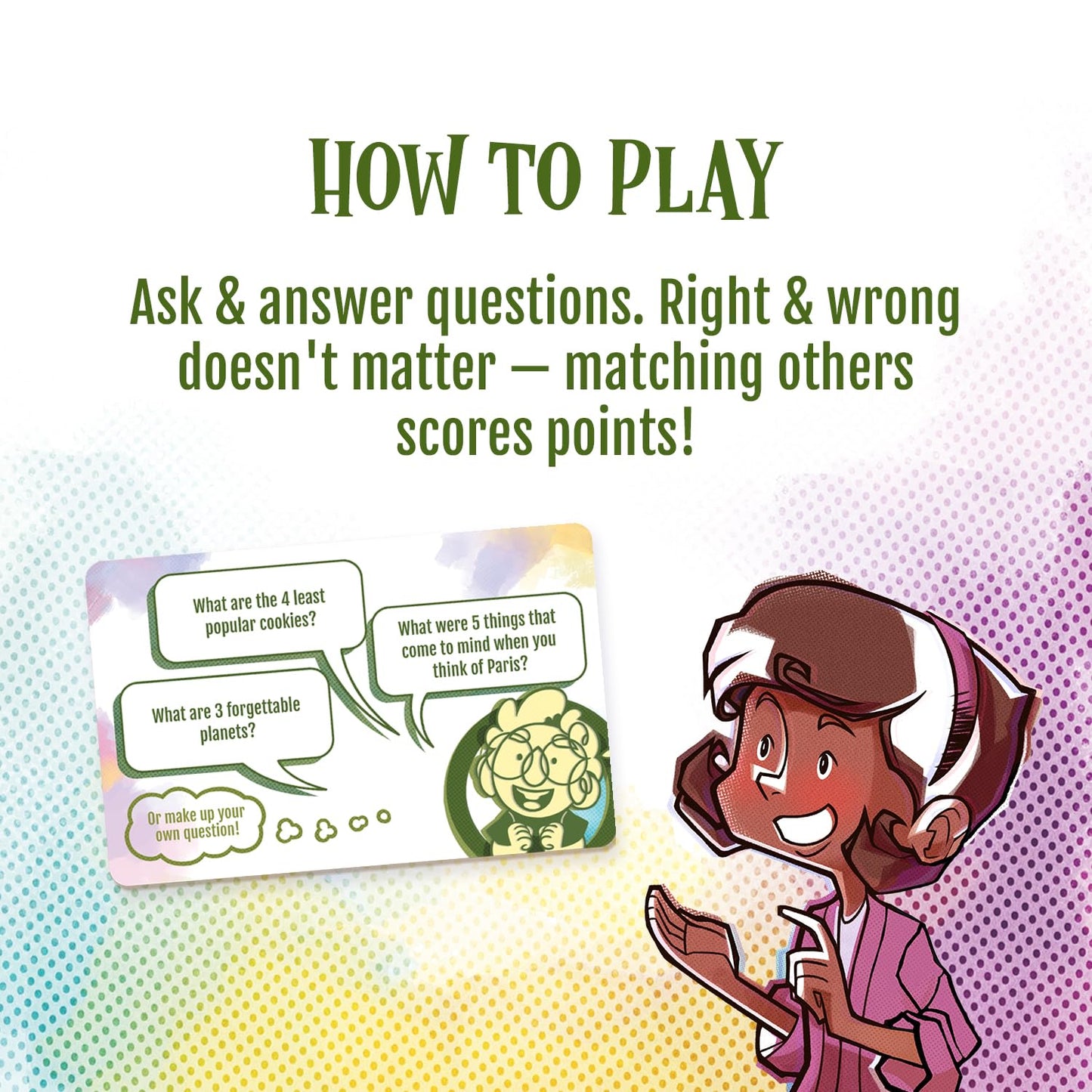 Calliope Hive Mind - Think Alike Party Game for Kids, Adults, and Families, 3+ Players, Ages 8 and Up