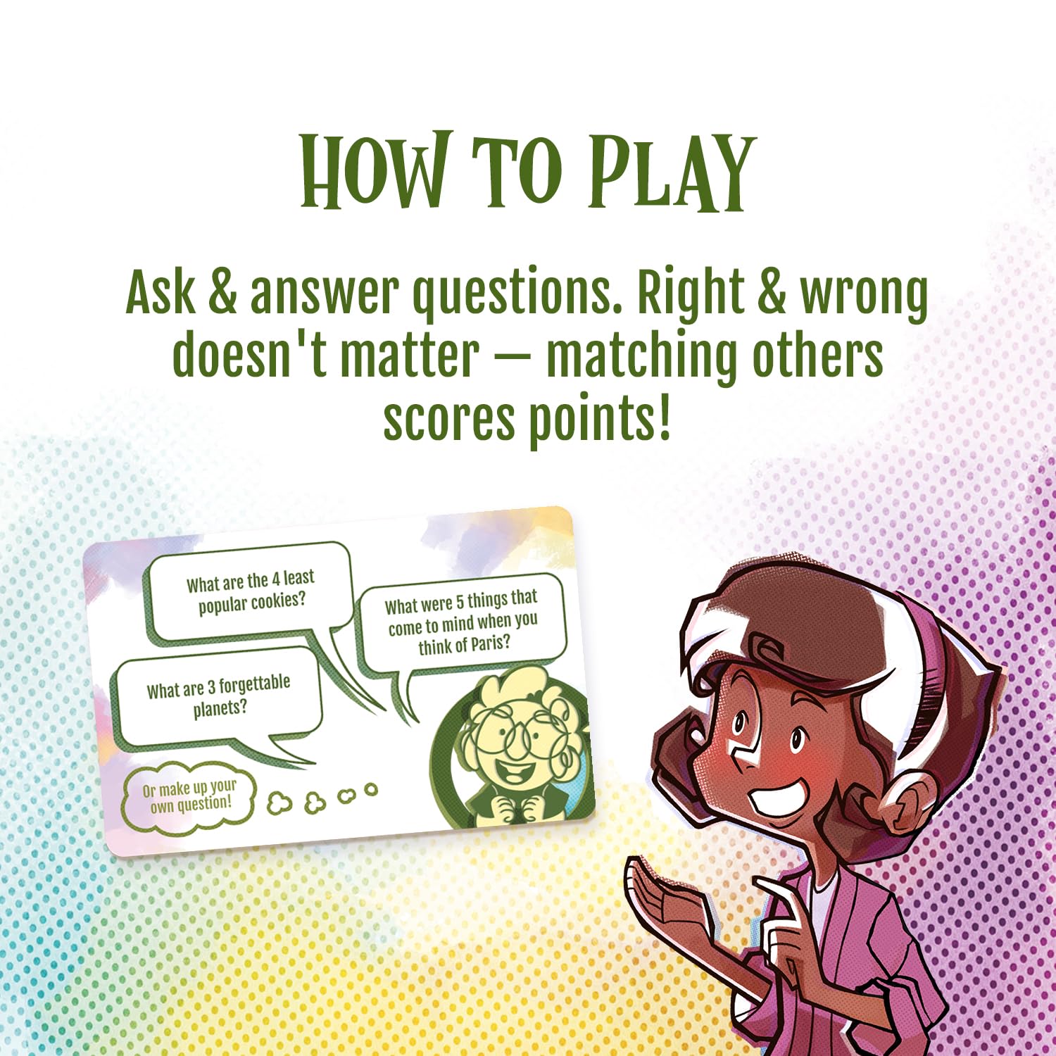 Calliope Hive Mind - Think Alike Party Game for Kids, Adults, and Families, 3+ Players, Ages 8 and Up