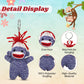 Made By Aliens Sock Monkey Keychain 4 inch - Color of Sockiez Stuffed Animal Plush Toy - Premium Gift for Back to School kids & all ages - Cute