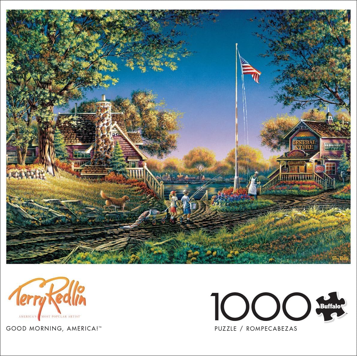 Buffalo Games - Terry Redlin - Good Morning, America! - 1000 Piece Jigsaw Puzzle for Adults -Challenging Puzzle Perfect for Game Nights - Finished