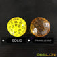 Bescon Translucent Polyhedral Dice 100 Sides Dice, Transparent D100 die, 100 Sided Cube, D100 Game Dice,100-Sided Cube of Amber