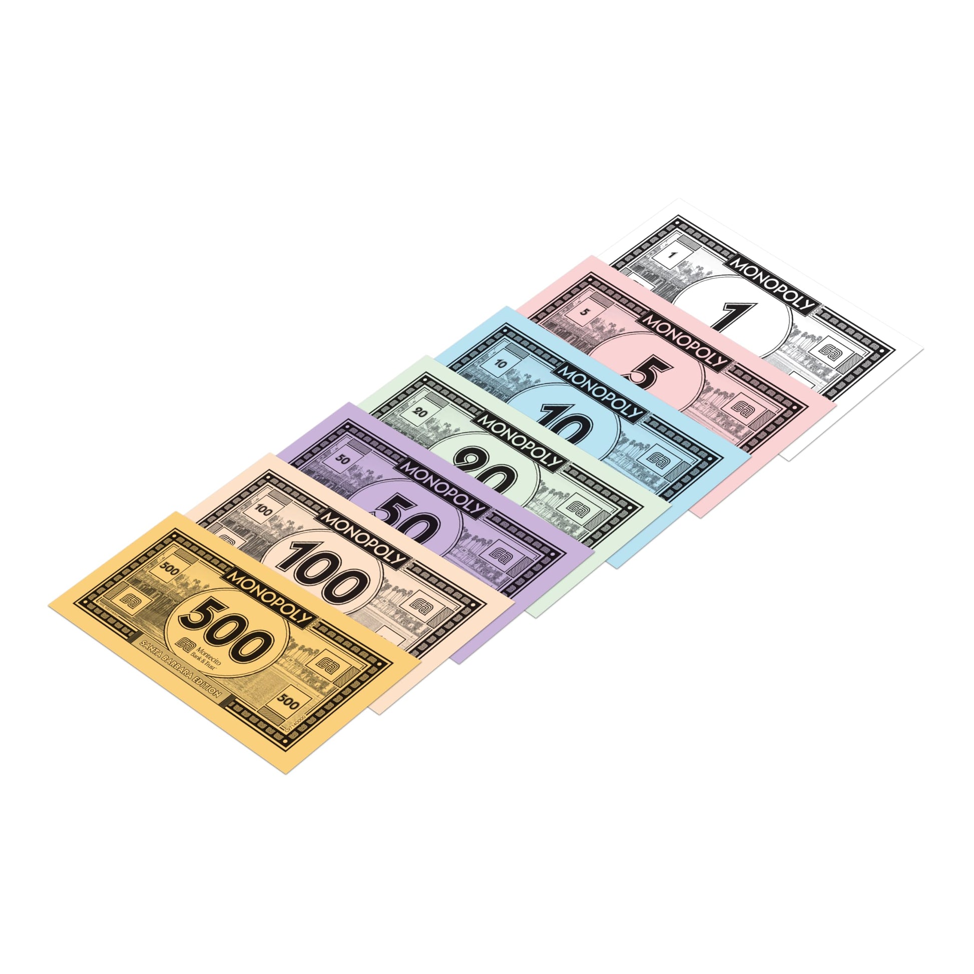 Monopoly Board Game Santa Barbara Edition: 2-6 Players Family Board Games for Kids and Adults, Board Games for Kids 8 and up, for Kids and Adults
