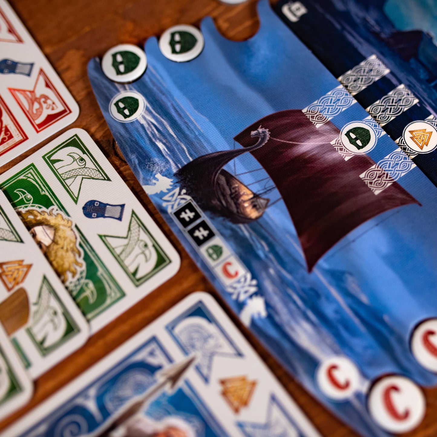 Knarr Board Game - Form the Greatest Band of Vikings! Thrilling Exploration and Strategy Game, Fun Family Game for Kids & Adults, Ages 10+, 2-4