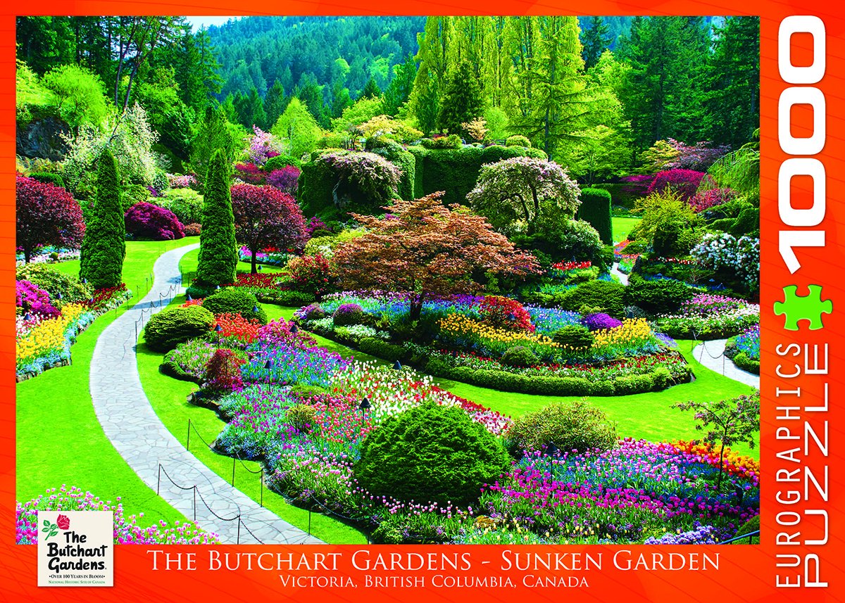 EuroGraphics Butchart Gardens - Sunken Garden Jigsaw Puzzle (1000-Piece)