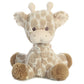 Aurora® Snuggly Loppy Giraffe™ Baby Stuffed Animal - Comforting Companion - Imaginative Play - Brown 8 Inches